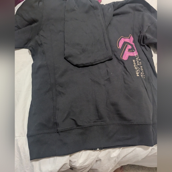 Peloton Ultimate Fleece Zip Hoodie in Black - Picture 5 of 7